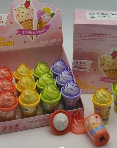 🍦 تراش پاکن طرح بستنی ✨