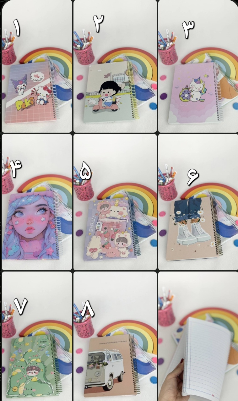 ●دفتر جلد سخت فانتزی سویل