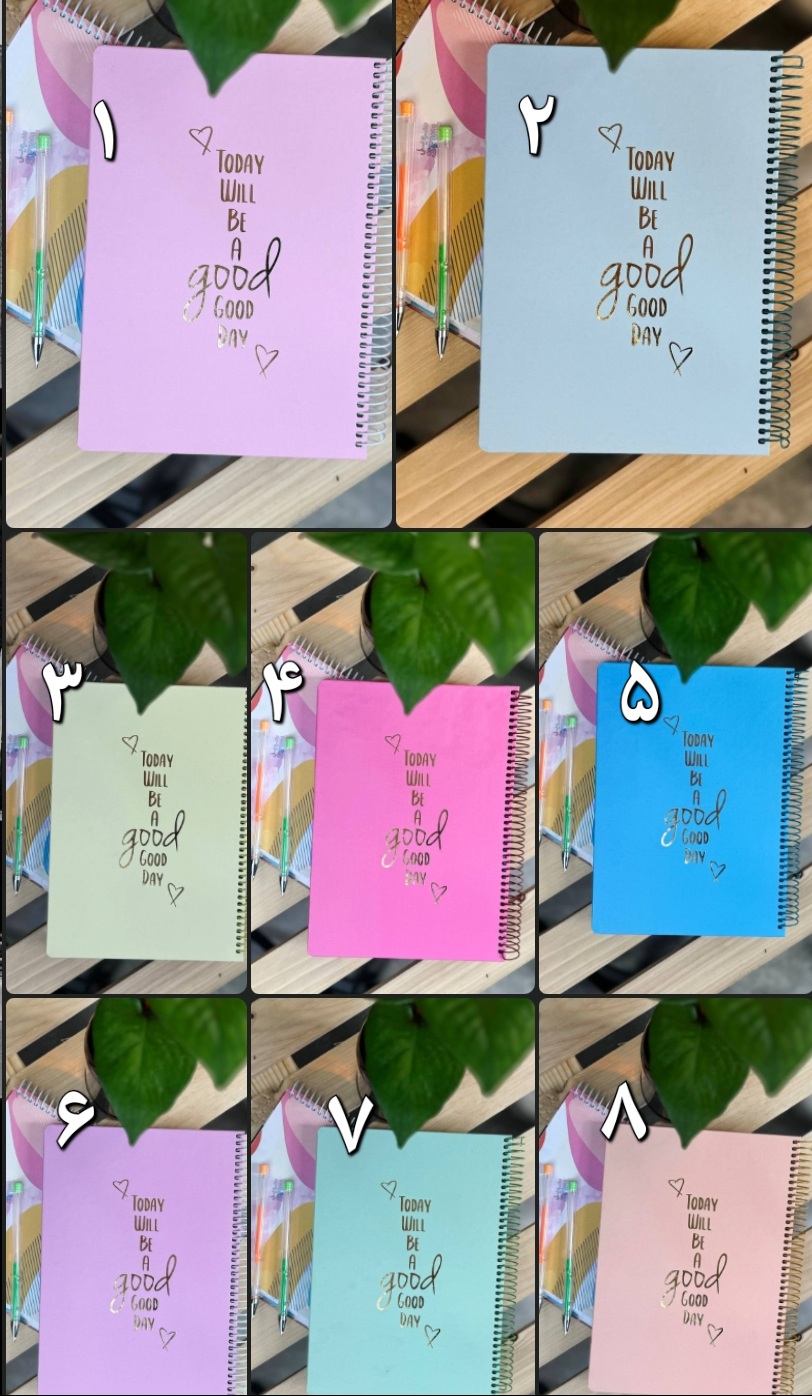 ●دفتر جلد سخت پاستلی سویل