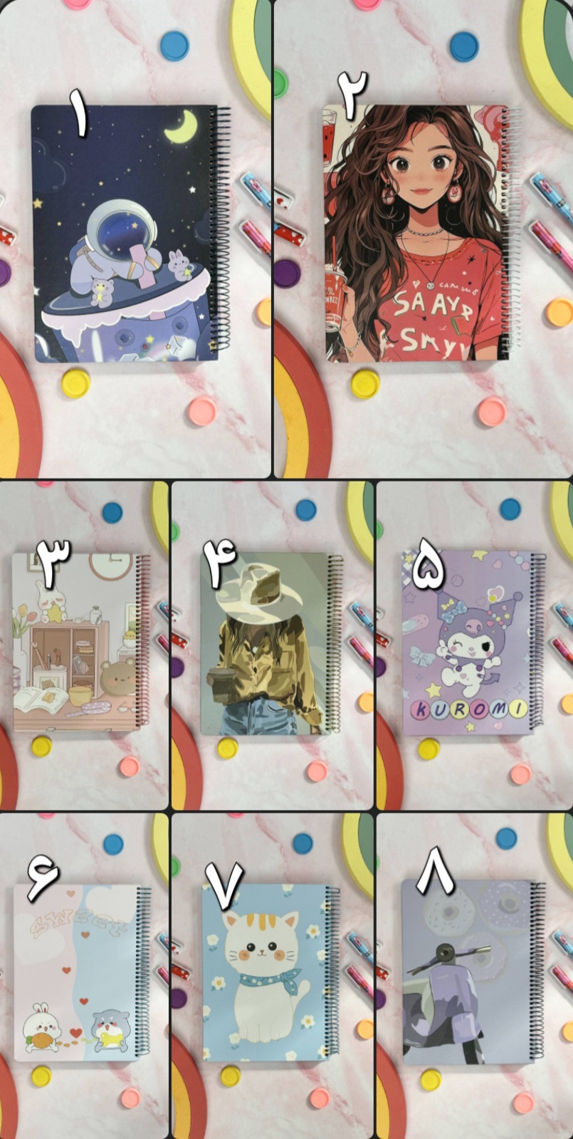 ●دفتر جلد سخت فانتزی سویل