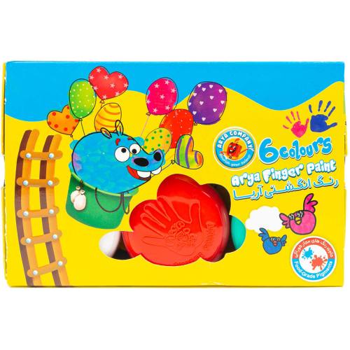 رنگ انگشتی ۶ رنگ آریا