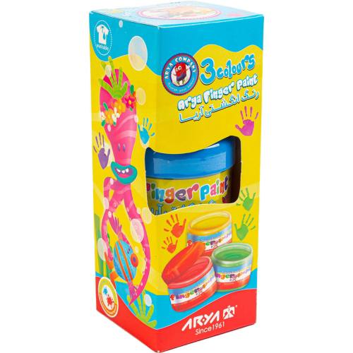 رنگ انگشتی ۳ رنگ آریا