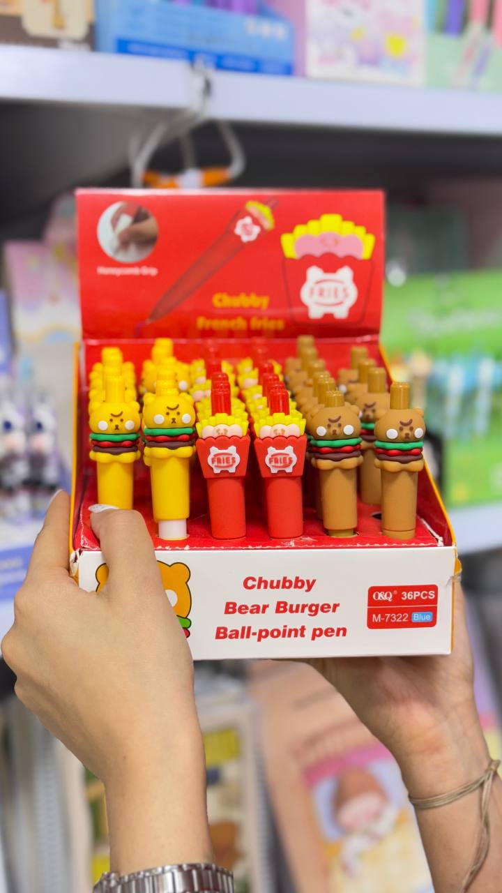 خودکار سیلیکونی طرح فست فود