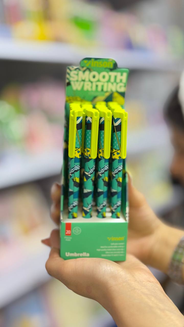 🖊🌸 خودکار طرح‌دار دردار برند وینسون 🌸🖊