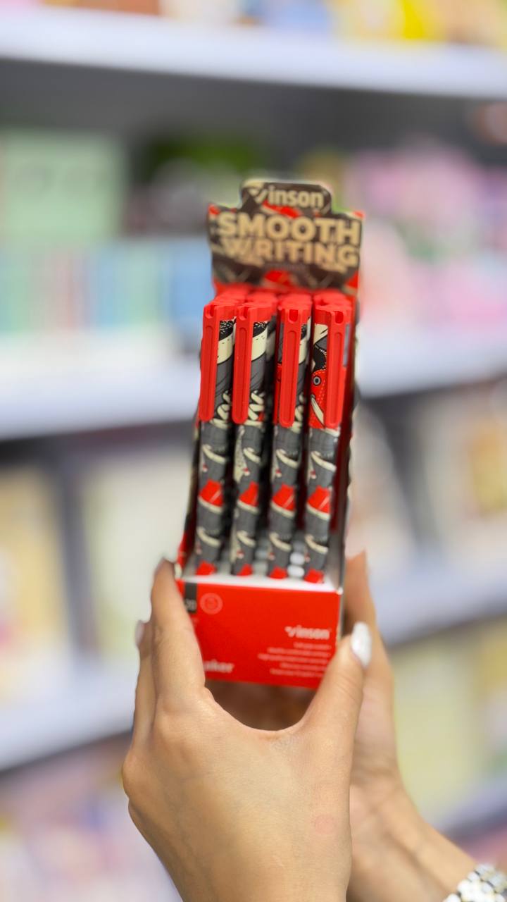 🖊🌸 خودکار طرح‌دار دردار برند وینسون 🌸🖊