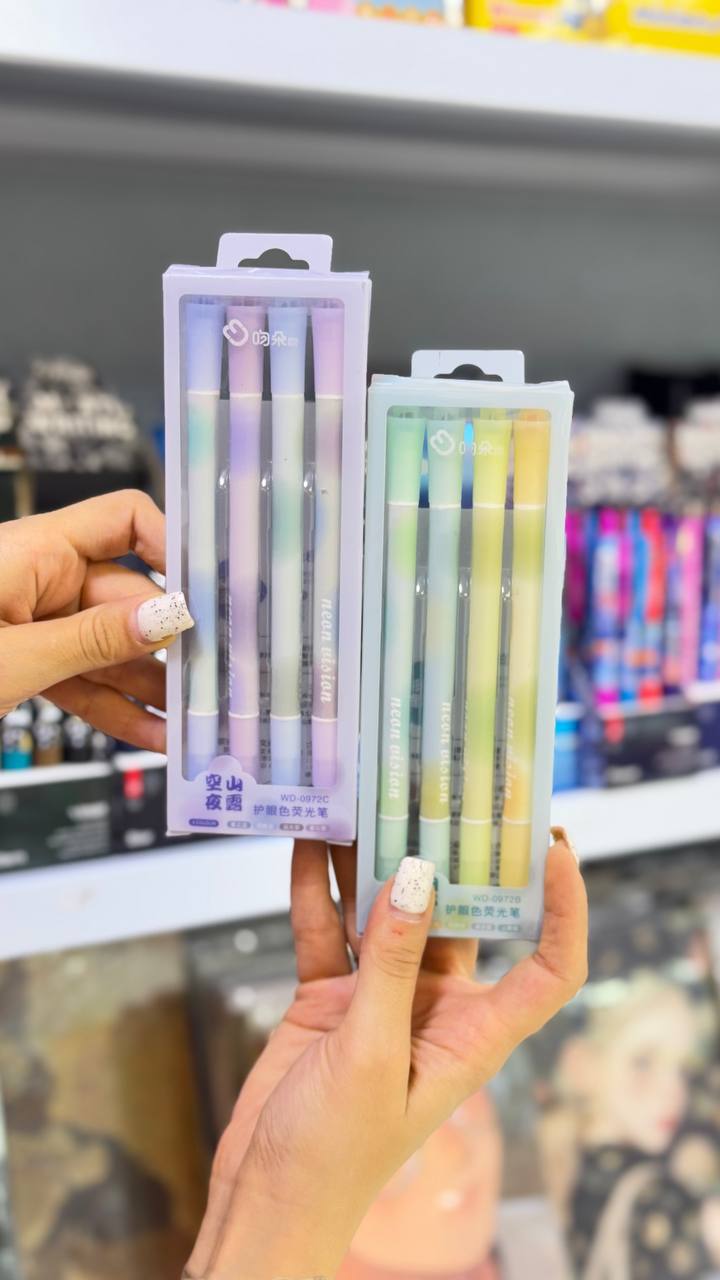 هایلایتر دو سر قلمی