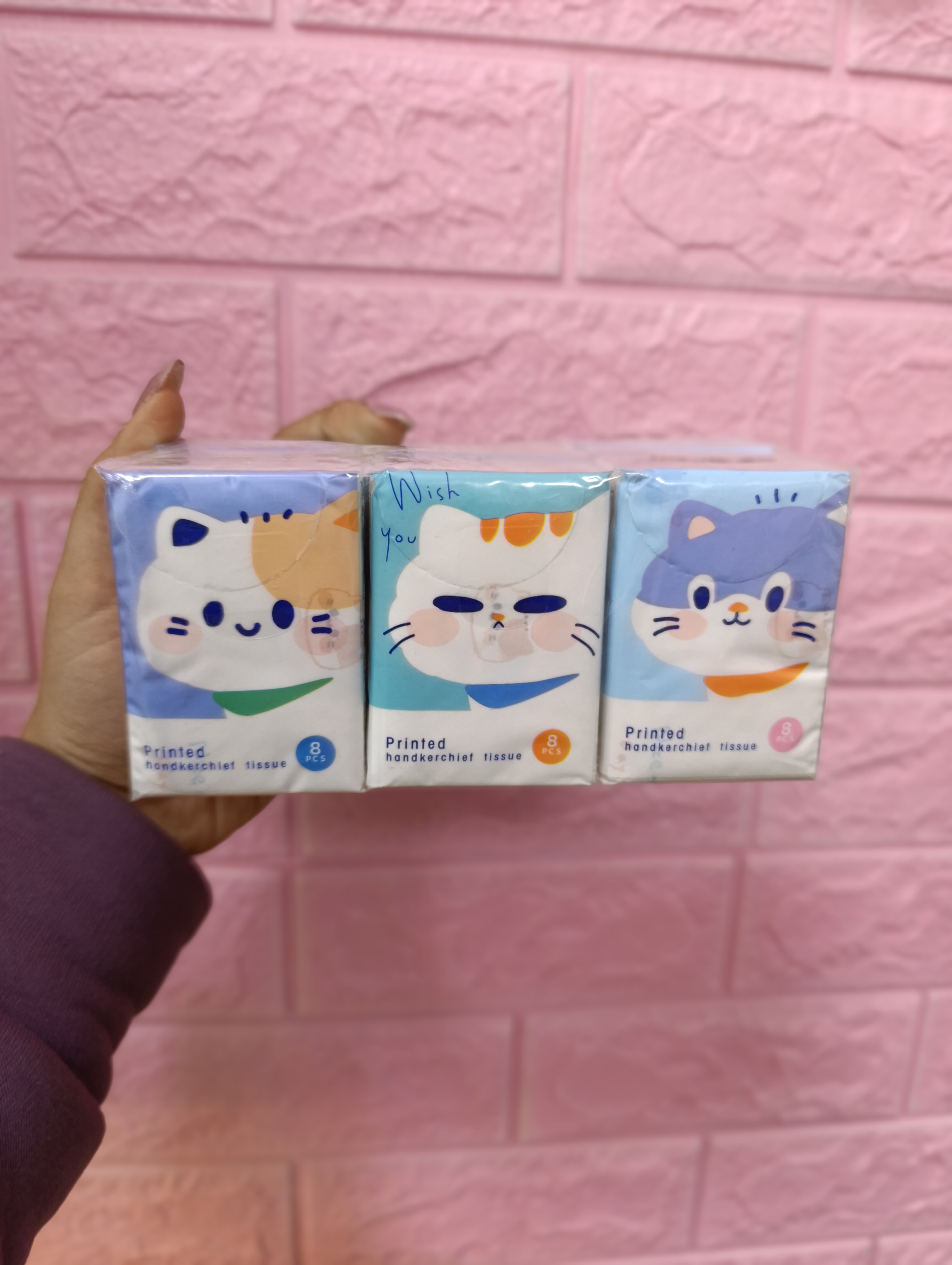 دستمال کاغذی طرح دار طرح گربه