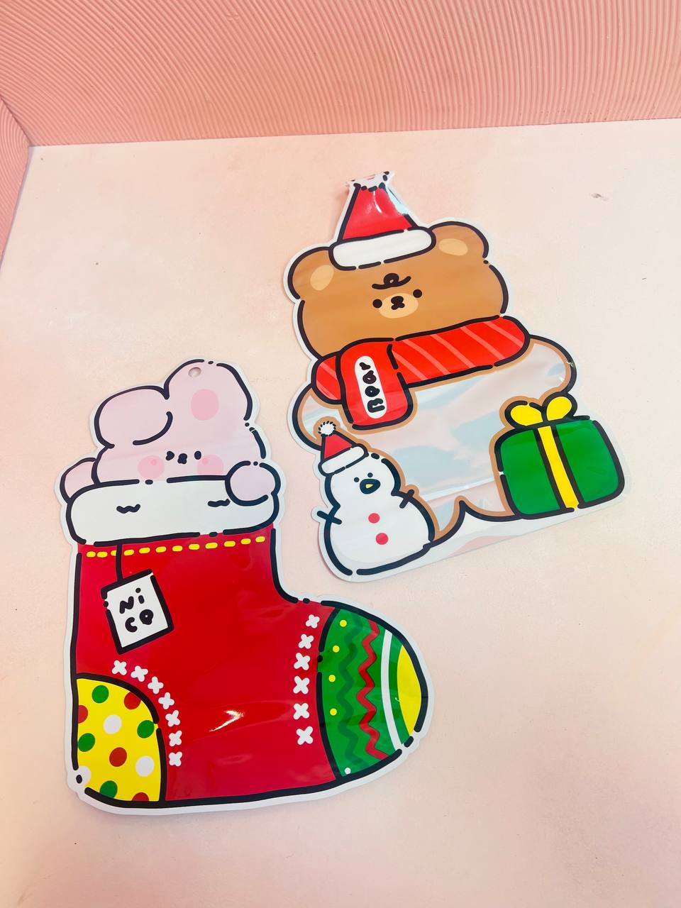 زیپ کیپ فانتزی طرح کریسمس سایز متوسط