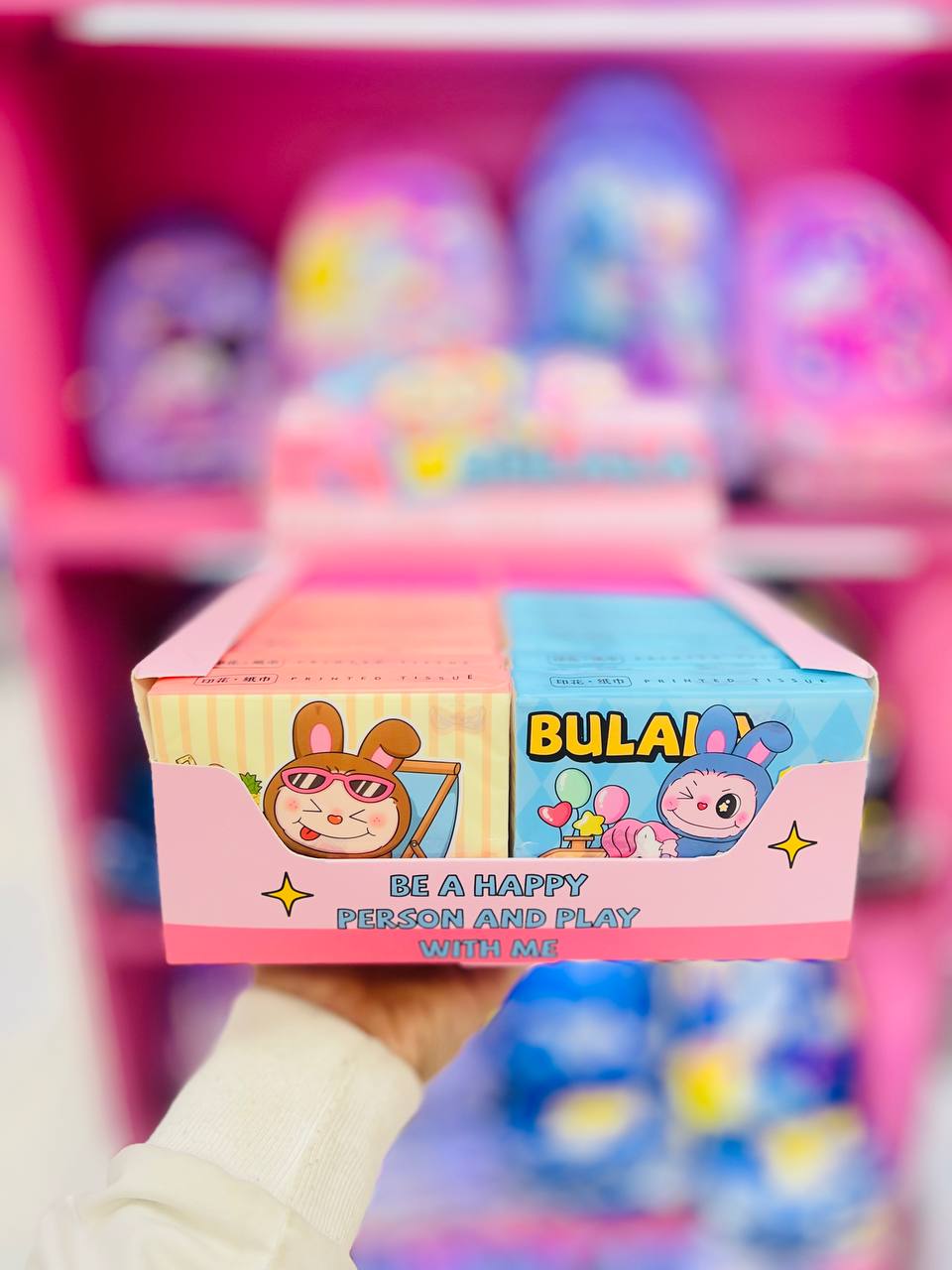 دستمال کاغذی طرح‌دار سایز بزرگ – طرح لبوبو