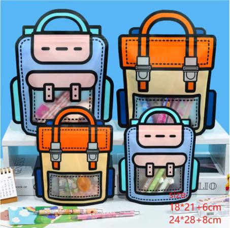 زیپ‌کیپ فانتزی طرح کوله‌پشتی سایز کوچک