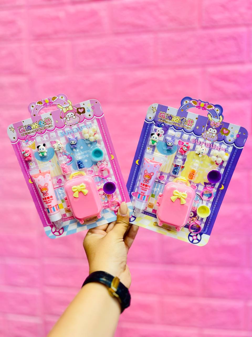 🎀 پک شیرینی‌ساز و انگشتر‌ساز خامه‌ای 💅🍩