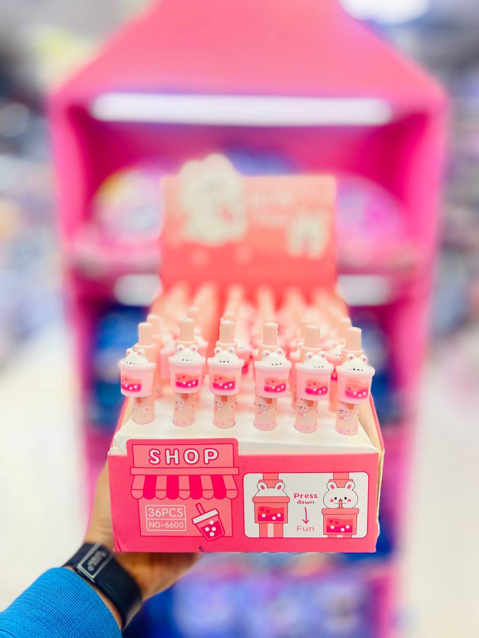 💖 خودکار سورپرایزی خرگوش صورتی 💖🐰