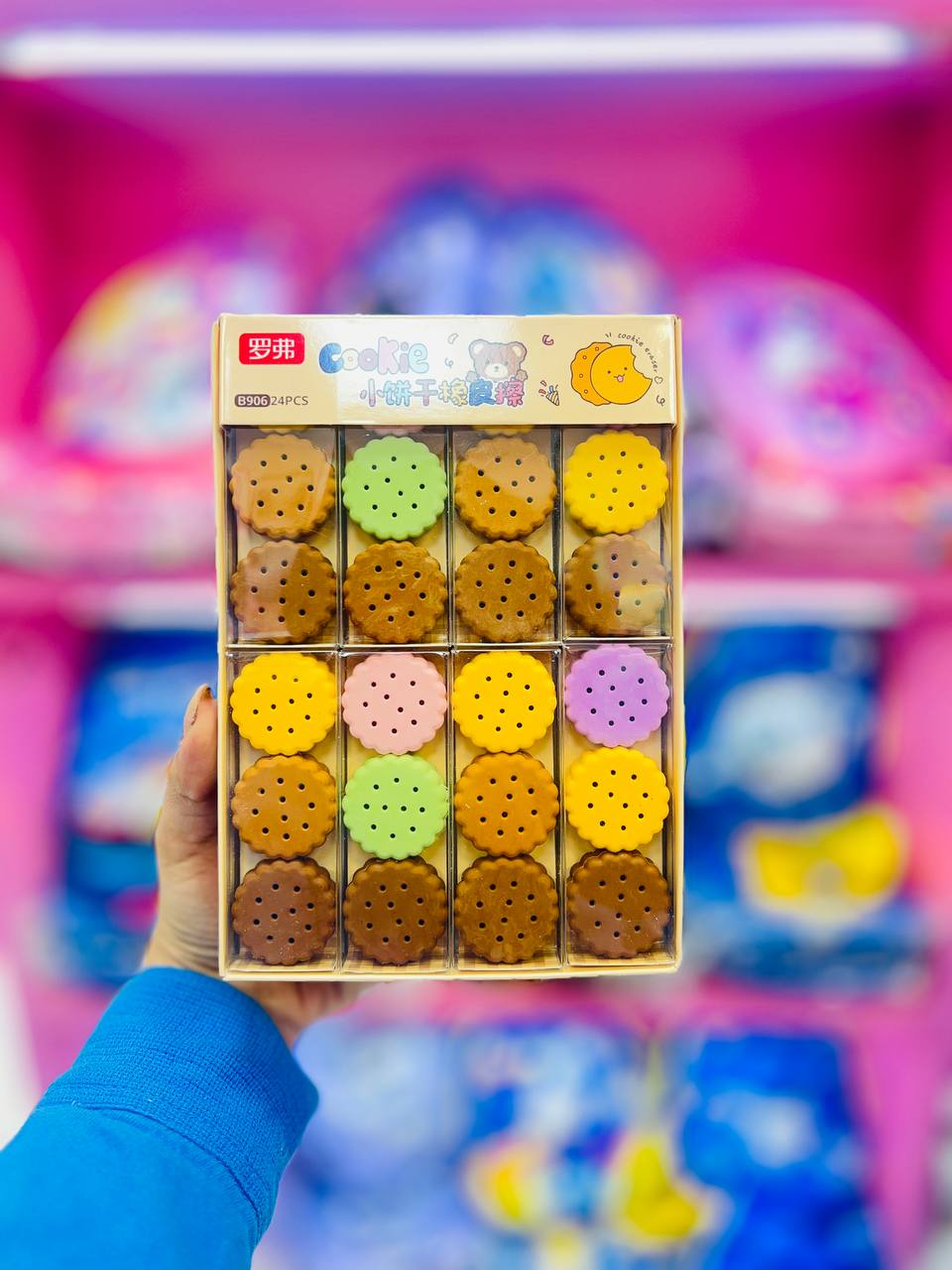 🍪✨ پاکن ۶ عددی طرح بیسکویت ✨🍪