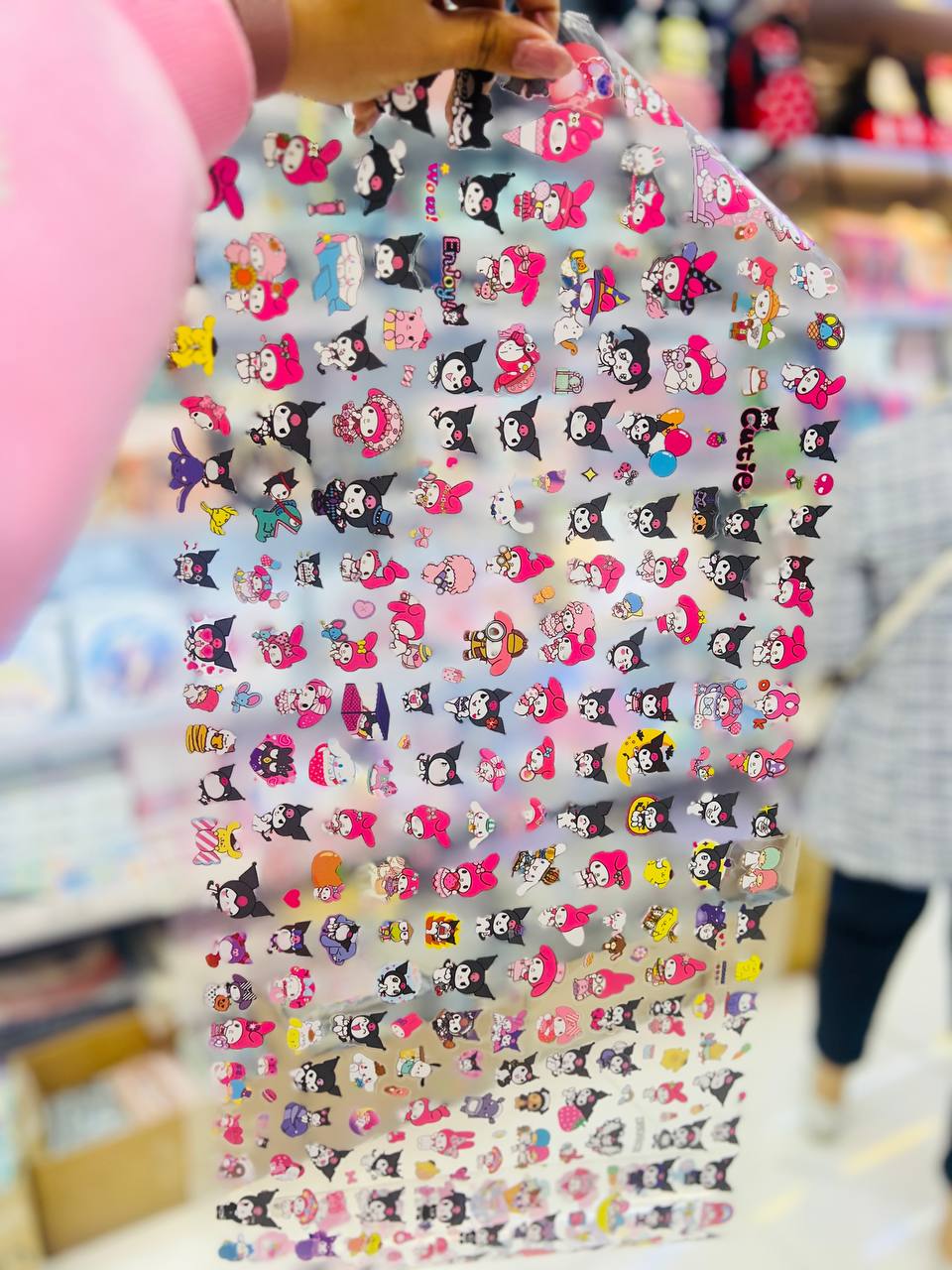 🎀✨ استیکر رولی سایز بزرگ – طرح کرومی🎀✨