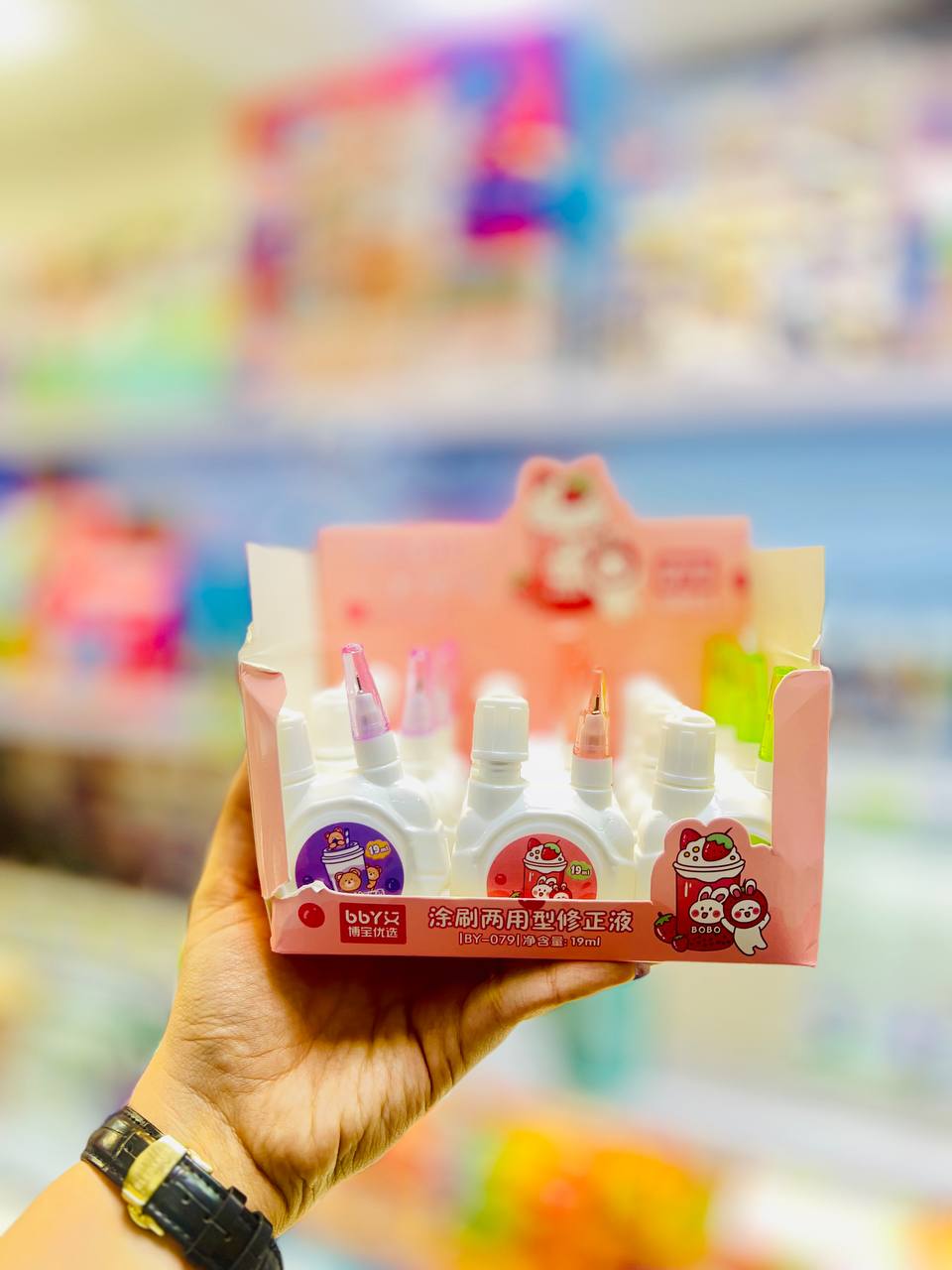 ✏️ غلط‌گیر مایع دو سر فانتزی